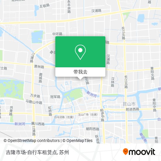 吉隆市场-自行车租赁点地图