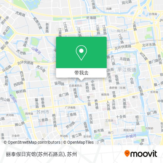 丽泰假日宾馆(苏州石路店)地图