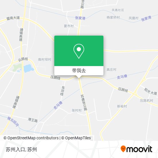 苏州入口地图