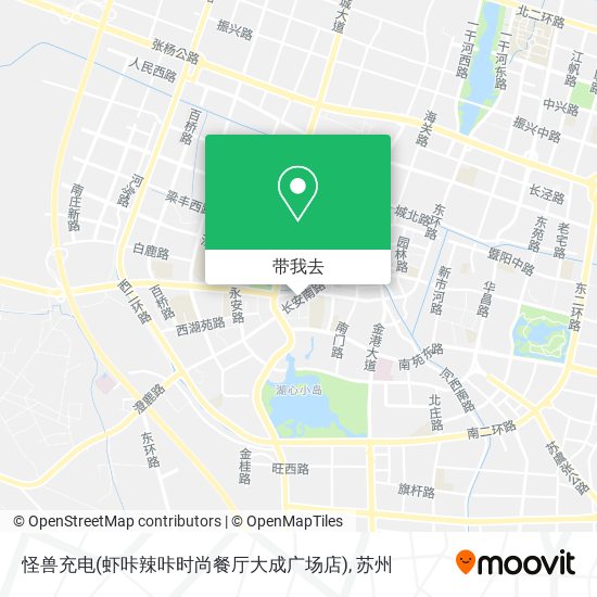 怪兽充电(虾咔辣咔时尚餐厅大成广场店)地图