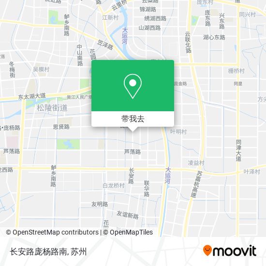 长安路庞杨路南地图