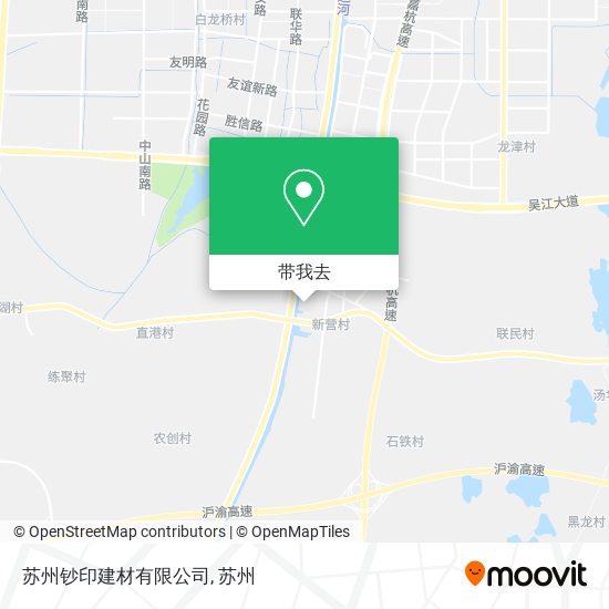 苏州钞印建材有限公司地图