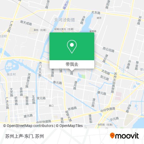 苏州上声-东门地图