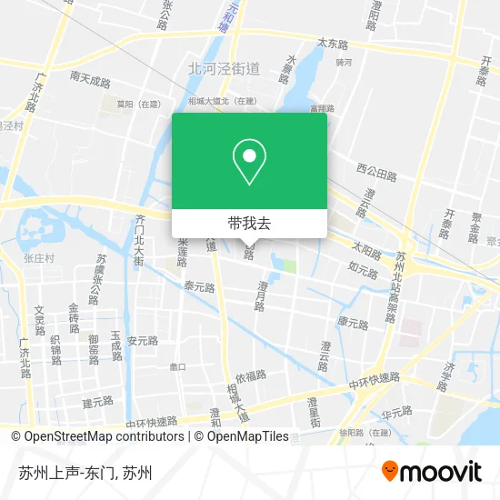 苏州上声-东门地图