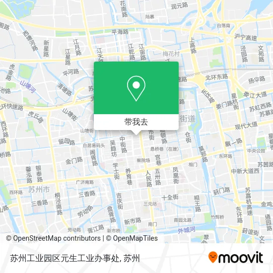 苏州工业园区元生工业办事处地图