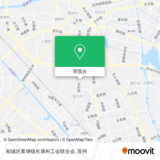 相城区黄埭镇长康村工会联合会地图
