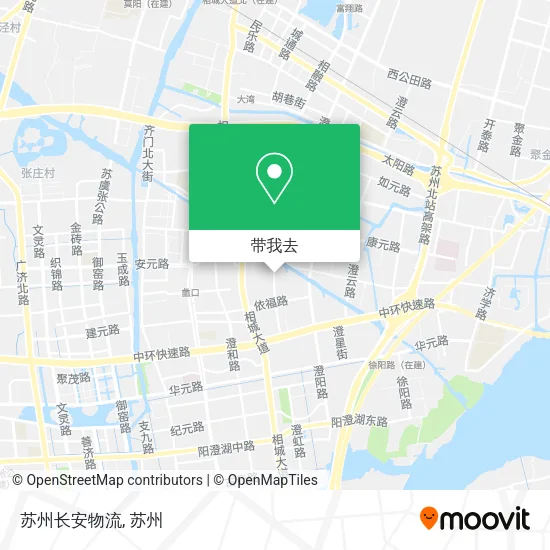 苏州长安物流地图