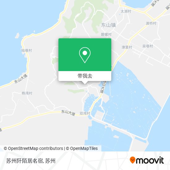 苏州阡陌居名宿地图