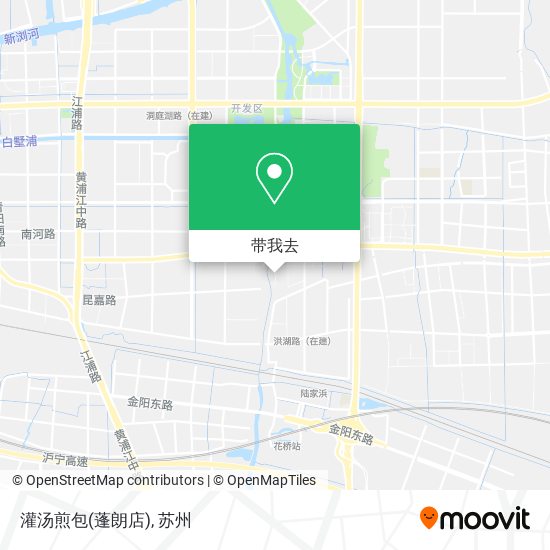 灌汤煎包(蓬朗店)地图