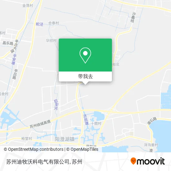 苏州迪牧沃科电气有限公司地图