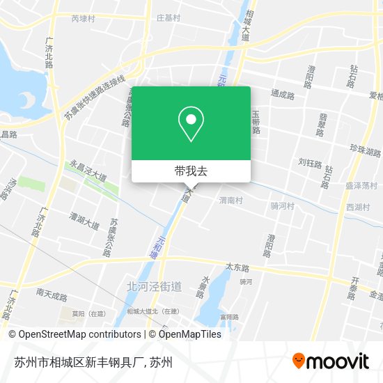苏州市相城区新丰钢具厂地图