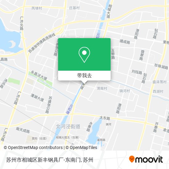 苏州市相城区新丰钢具厂-东南门地图