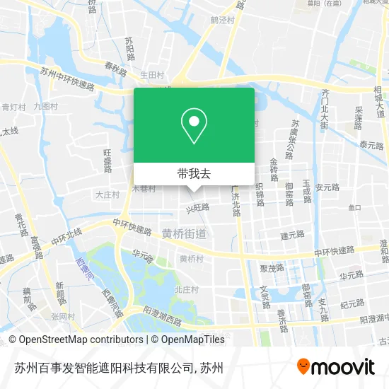 苏州百事发智能遮阳科技有限公司地图