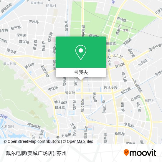 戴尔电脑(美城广场店)地图