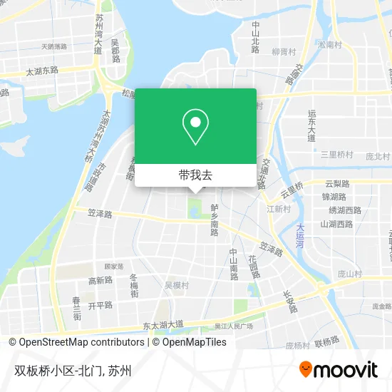 双板桥小区-北门地图