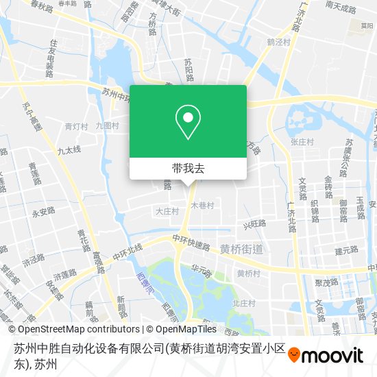 苏州中胜自动化设备有限公司(黄桥街道胡湾安置小区东)地图