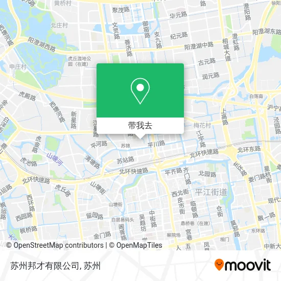 苏州邦才有限公司地图