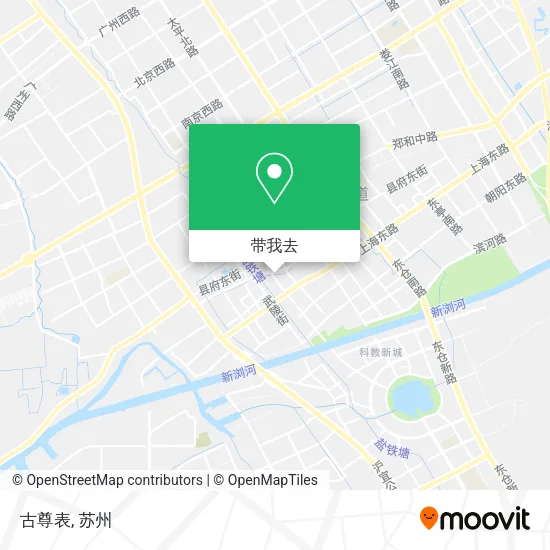 古尊表地图