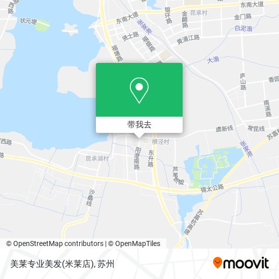 美莱专业美发(米莱店)地图