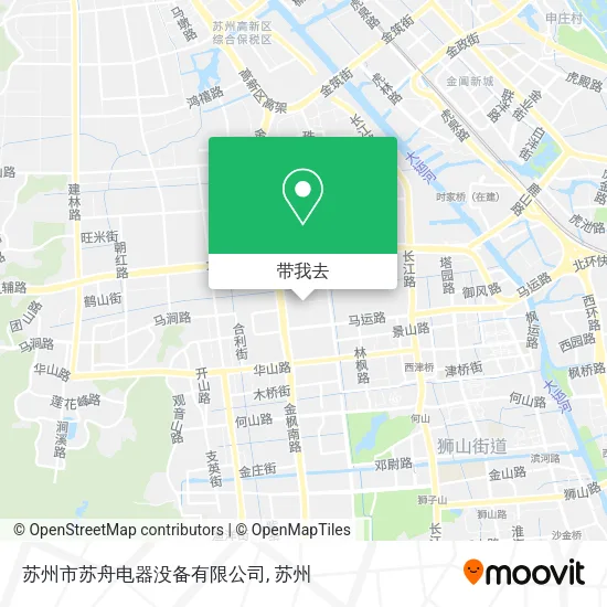 苏州市苏舟电器没备有限公司地图