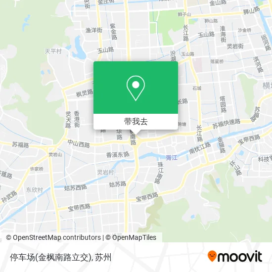 停车场(金枫南路立交)地图