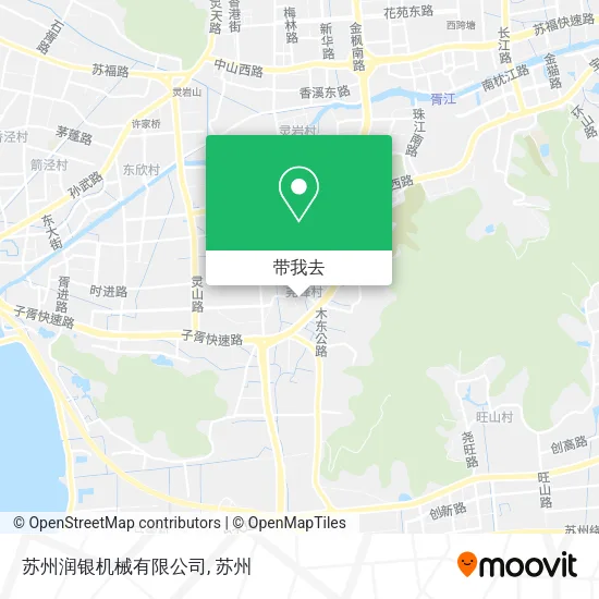 苏州润银机械有限公司地图