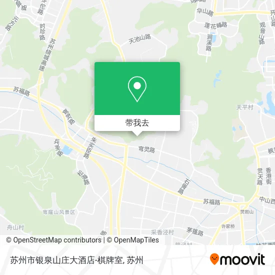 苏州市银泉山庄大酒店-棋牌室地图