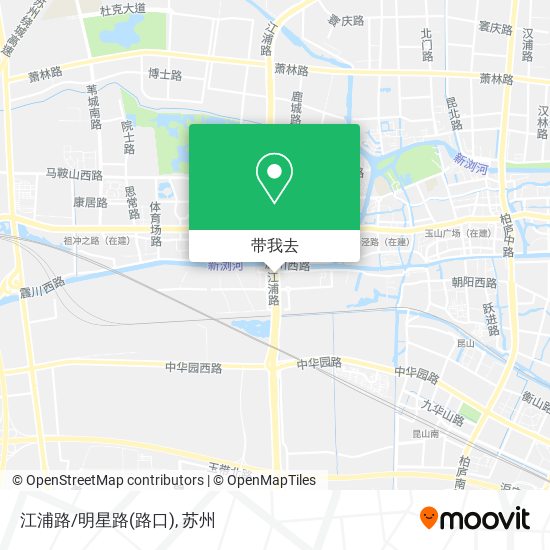 江浦路/明星路(路口)地图