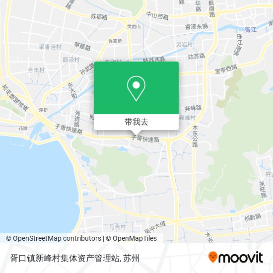 胥口镇新峰村集体资产管理站地图