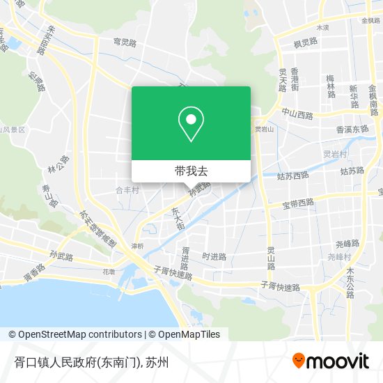 胥口镇人民政府(东南门)地图