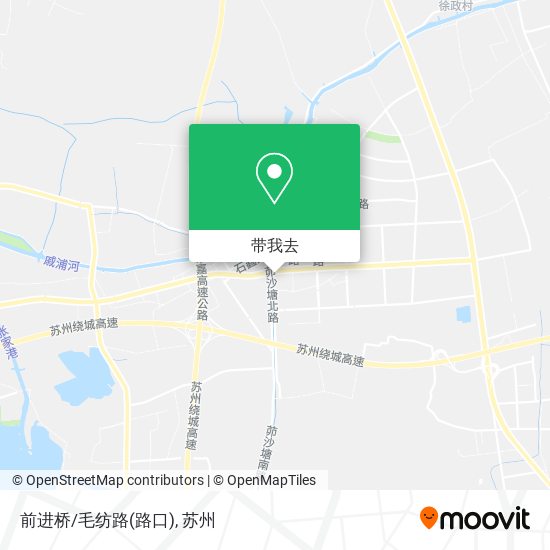 前进桥/毛纺路(路口)地图