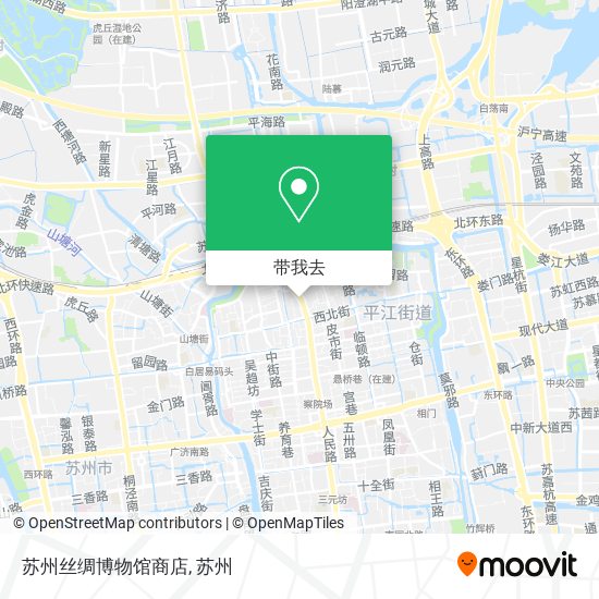 苏州丝绸博物馆商店地图