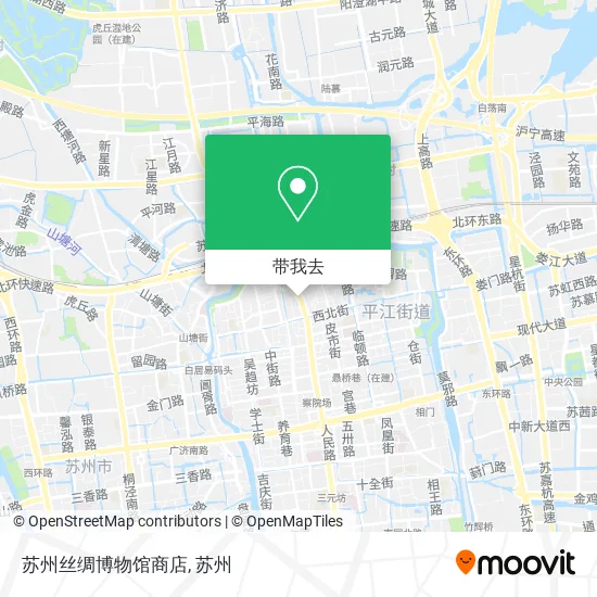 苏州丝绸博物馆商店地图