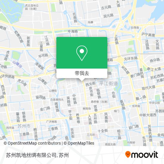 苏州凯地丝绸有限公司地图