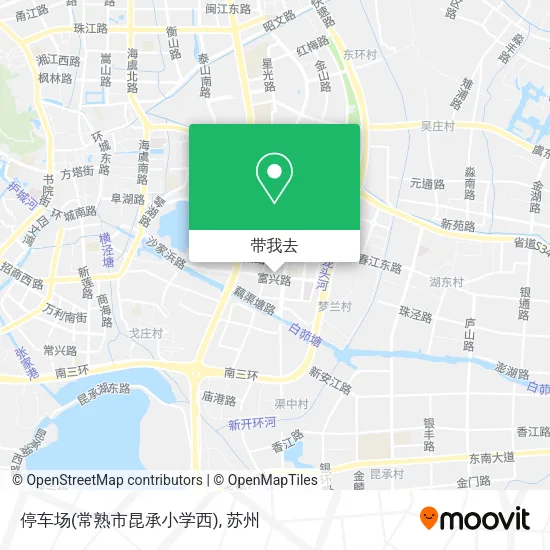 停车场(常熟市昆承小学西)地图