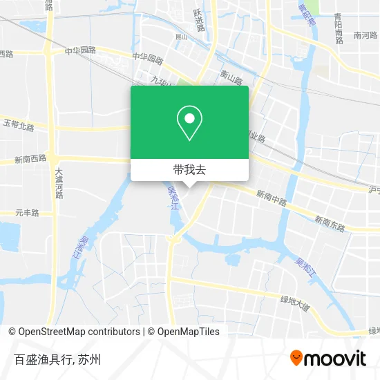 百盛渔具行地图