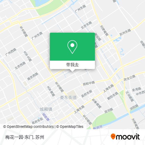 梅花一园-东门地图