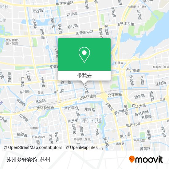 苏州梦轩宾馆地图