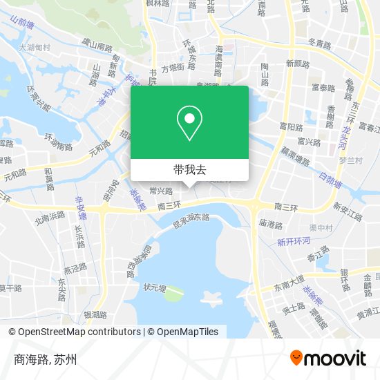 商海路地图
