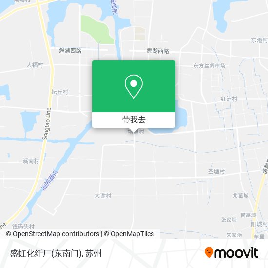 盛虹化纤厂(东南门)地图