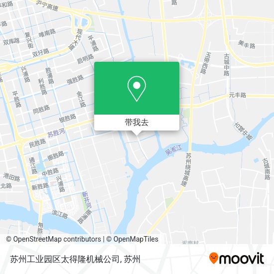 苏州工业园区太得隆机械公司地图