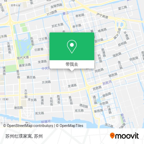 苏州红璞家寓地图