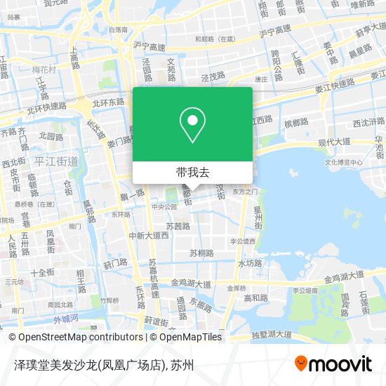 泽璞堂美发沙龙(凤凰广场店)地图