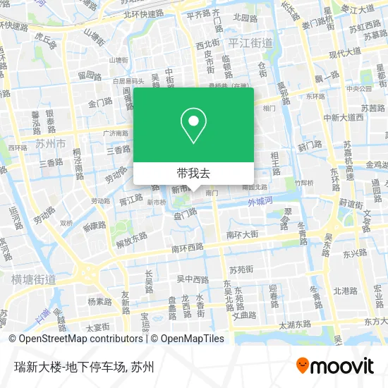 瑞新大楼-地下停车场地图
