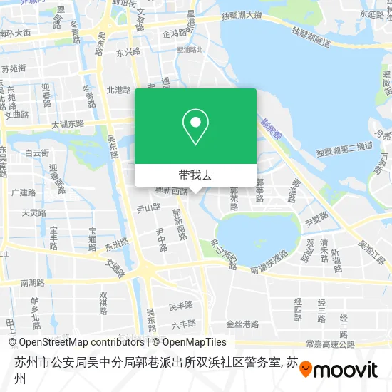 苏州市公安局吴中分局郭巷派出所双浜社区警务室地图