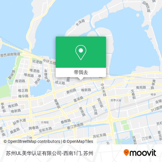 苏州UL美华认证有限公司-西南1门地图