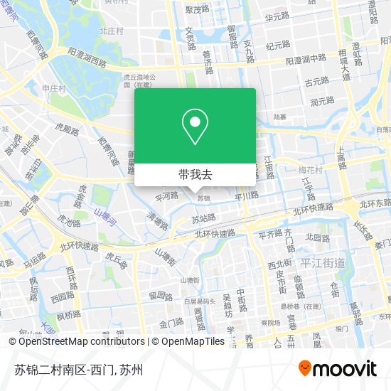苏锦二村南区-西门地图