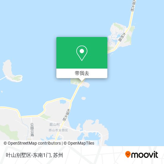 叶山别墅区-东南1门地图