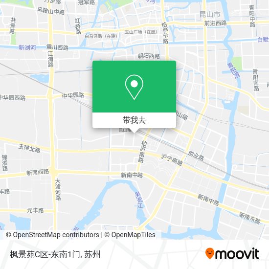 枫景苑C区-东南1门地图