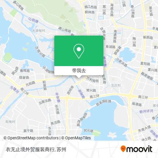 衣无止境外贸服装商行地图
